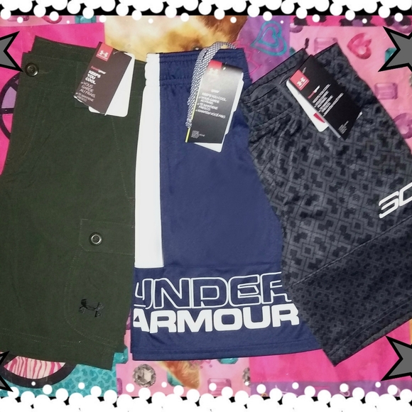 COPY - NWT~ YOUTH BOY'S SMALL UNDER ARMOUR SHORTS - Picture 3 of 8